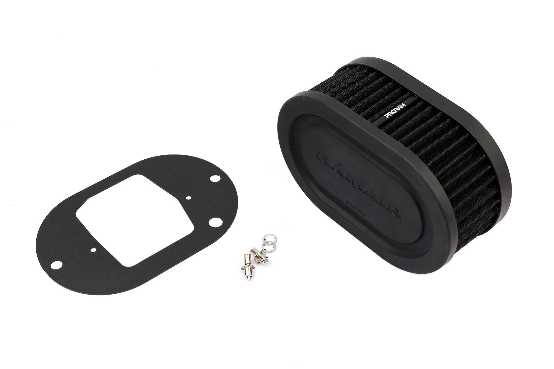 Pleated Carburettor Air Filter Baseplate to fit Weber 32/34 DFT 65mm Int Height