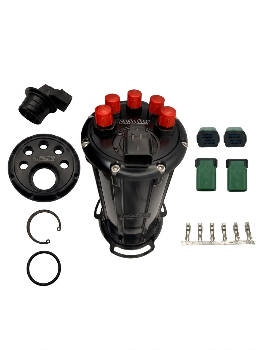 RACINGLINES INTEGRATED FUEL SWIRL POT - TWIN PUMP (RL-41)