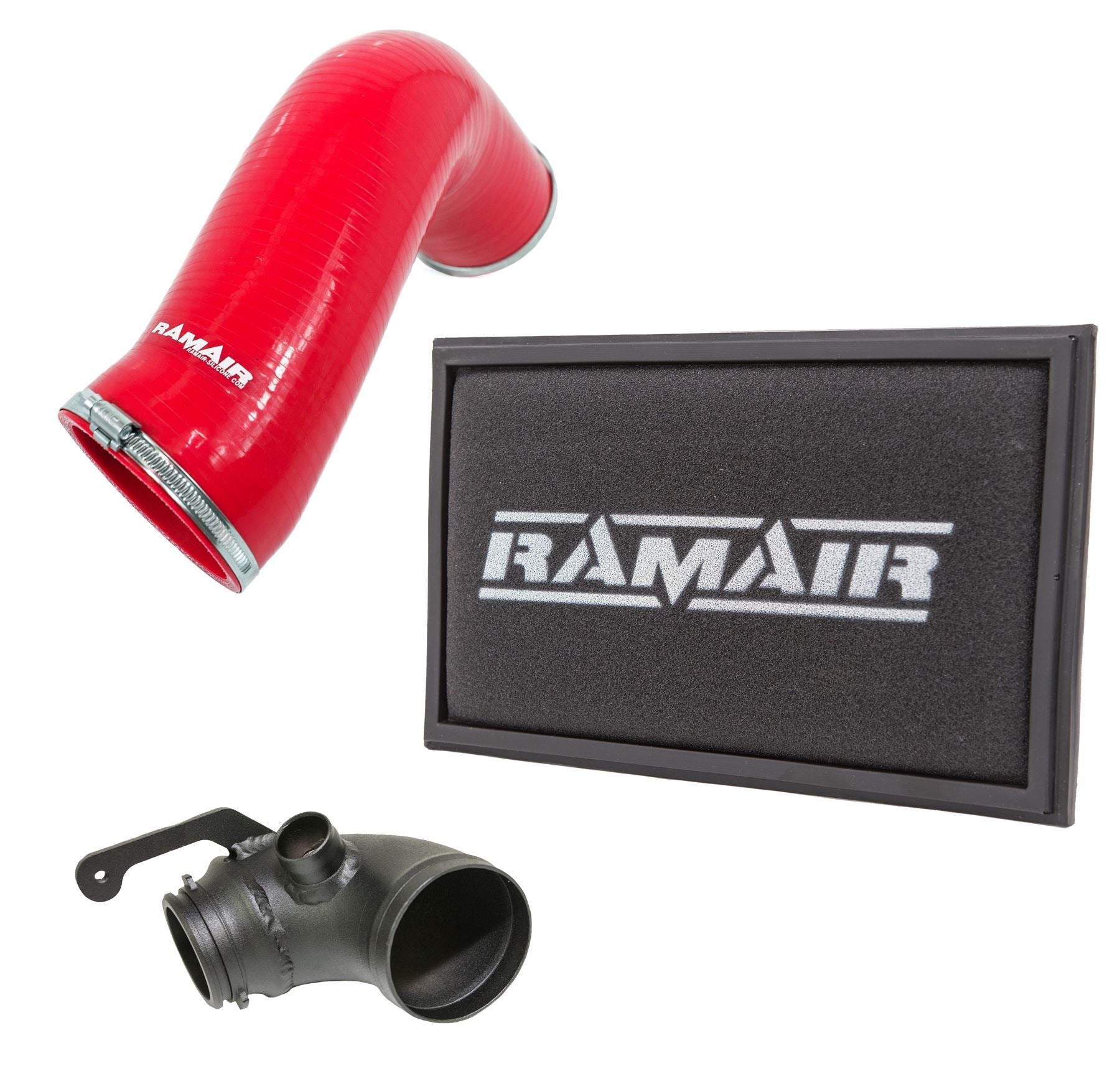 RPF-3129-RIP-RD-TI - Panel Air Filter Intake Pipe Air Hose & Turbo Elbow - A3 S3 TSI MQB