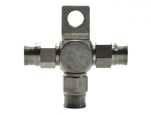 AN-3 S/STEEL RE-USABLE HOSE TEE BRAKE LINE FITTING (RL5136-03)