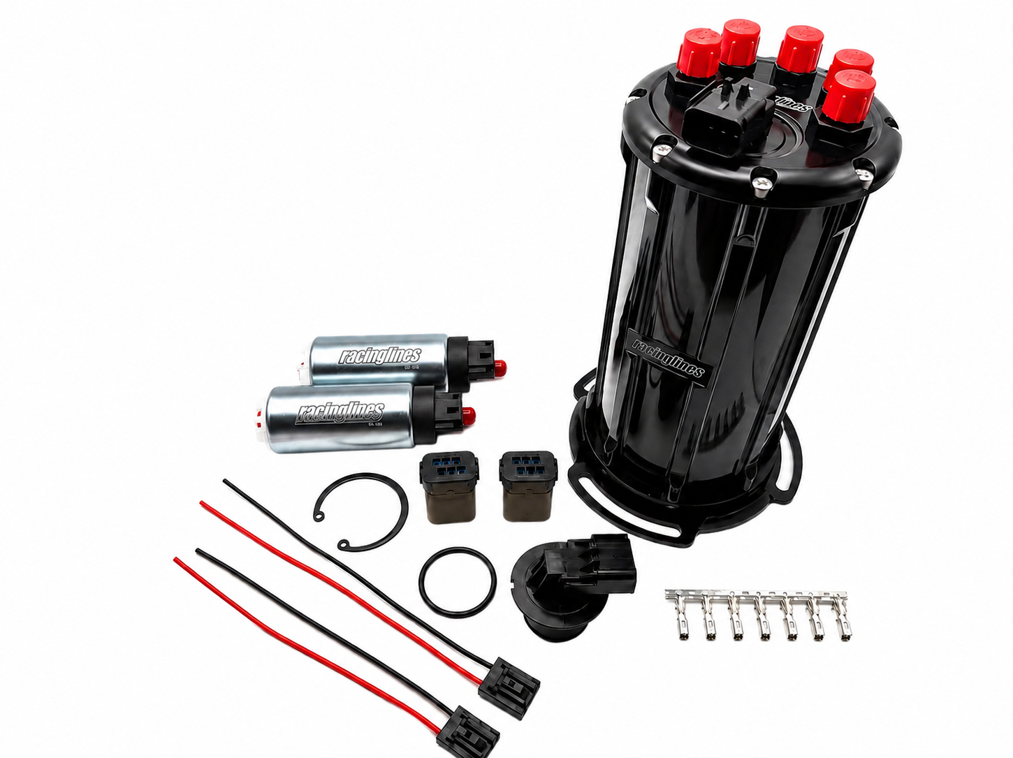 RACINGLINES INTEGRATED FUEL SWIRL POT - TWIN PUMP (RL-41)