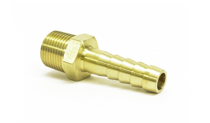 BSPT MALE BRASS HOSE TAIL (GT.)