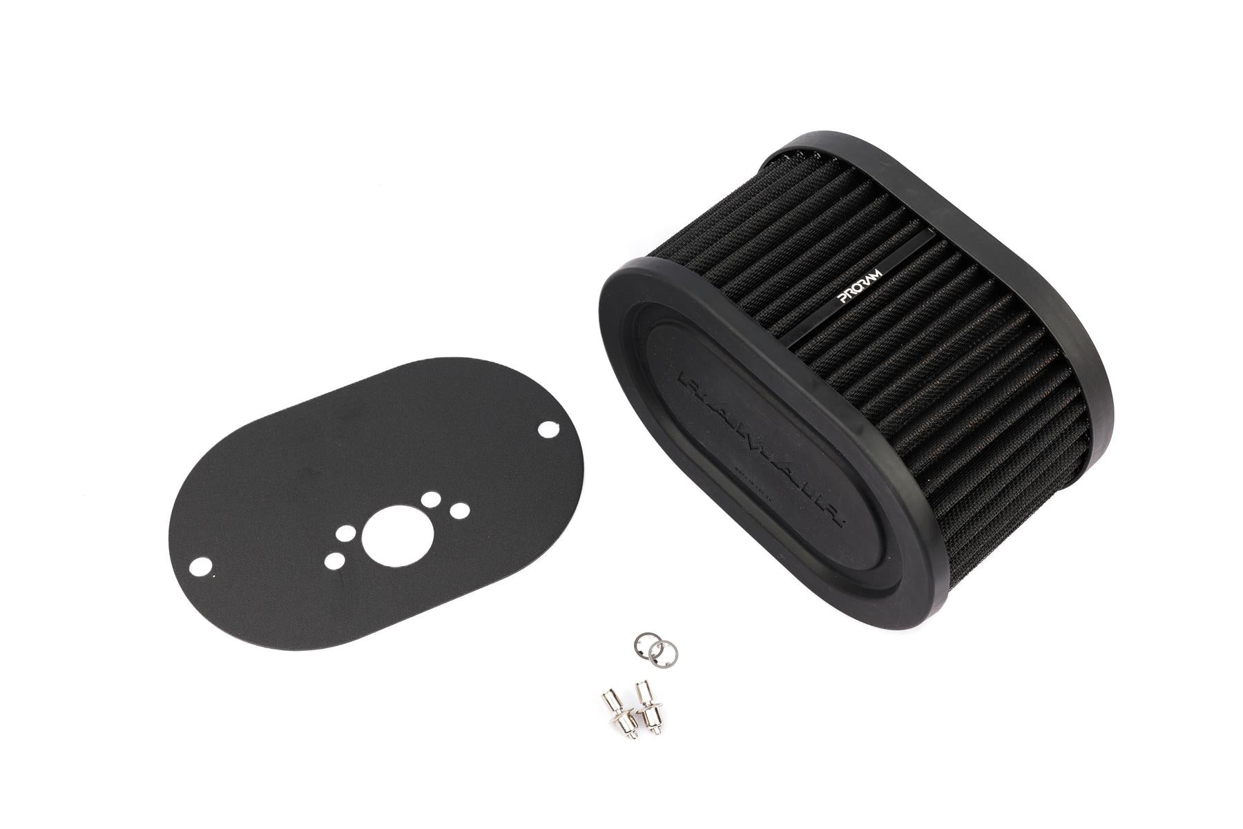 Pleated Carb Air Filter Baseplate to fit SU HS2 1.25in (32mm Mini Offset)  100mm